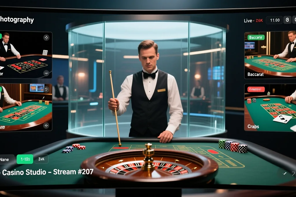 Casinò live con croupier in diretta